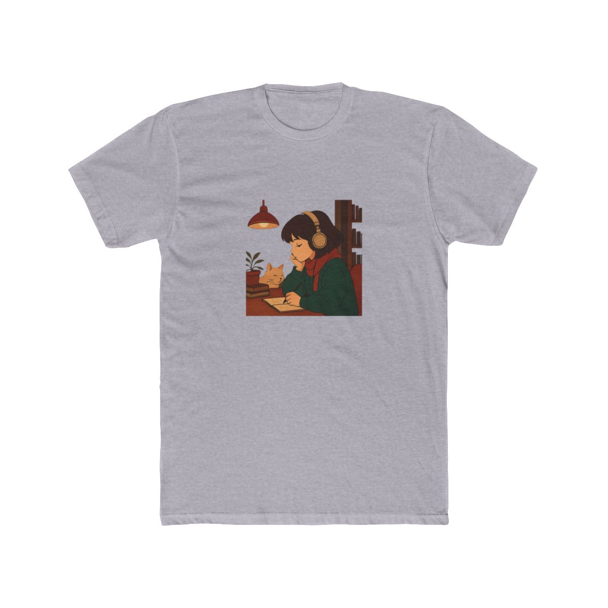 LoFi Girl Chill Hip Hop Beats T Shirt - Cozy Study Vibes - alternate angle 4, merchandise